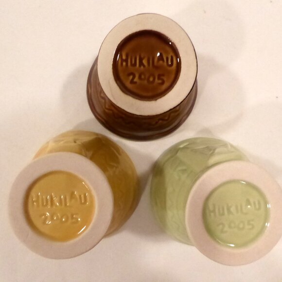 NEW 2005 DEREK YANIGER HUKILAU JUNGLE BEAT CERAMIC TIKI SHOT SET LE #83/150 - Picture 10 of 10